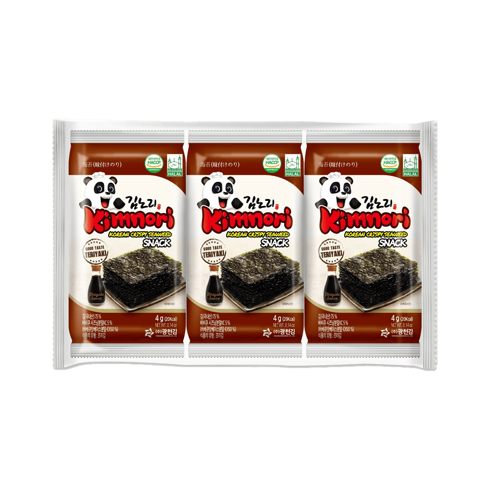 Kimnori Seasoned Seaweed Dosirak(Teriyaki)