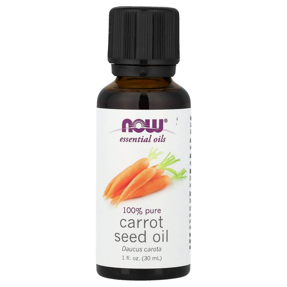 NOW Foods, эфирные масла, масло из семян моркови, 30 мл
