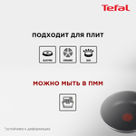 Сковорода алюминий, 24 см, антиприг, Tefal, Strength, 042 31 124