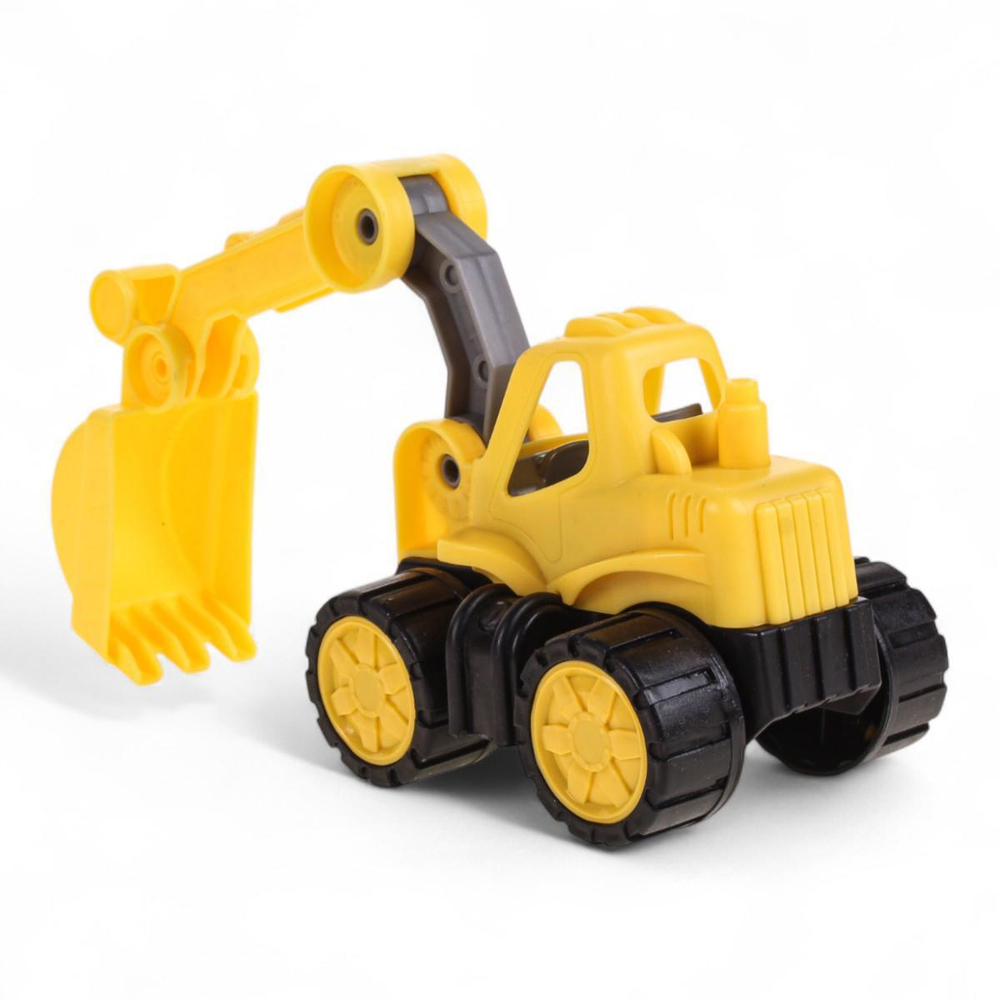 Пластмассовая игрушечная машина Toy Bibib "Эвакуатор с экскаватором", упакет полиэт.сетка