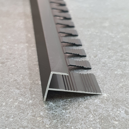 АЛТПг 10мм "DO-1" 2,7м Чёрный мат. окантов. гиб. анод. алюм.