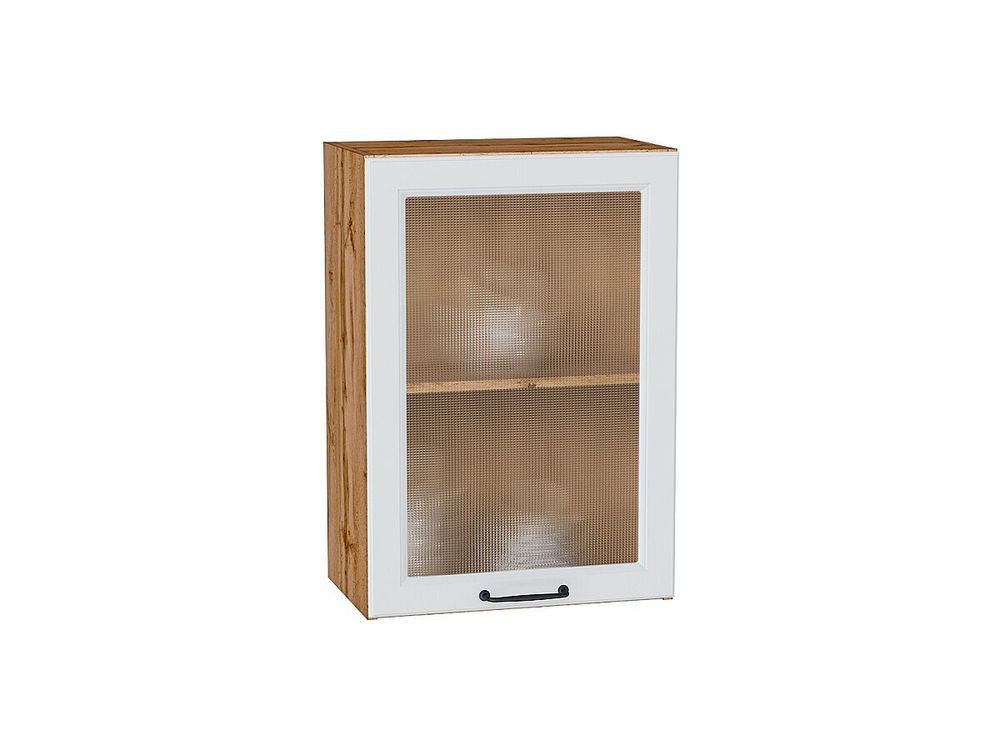 Шкаф верхний с 1-ой остекленной дверцей Ницца