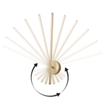 Бра Crystal Lux VERDE AP L500 GOLD NEW