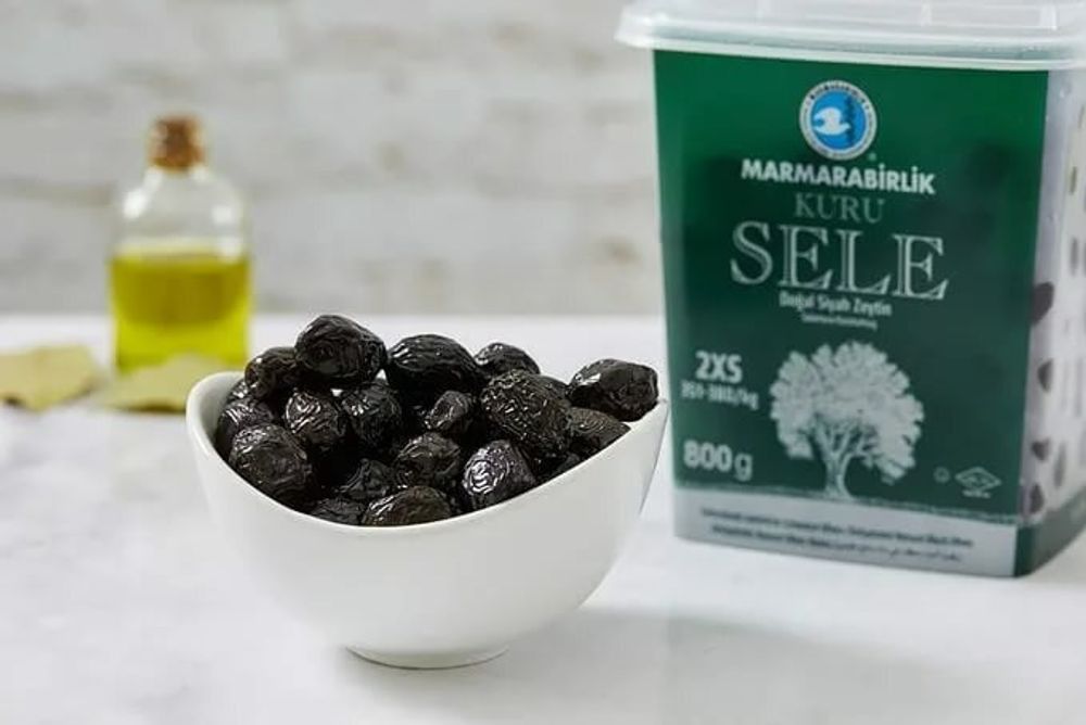 Маслины Marmarabirlik Kuru Sele 2XS вяленые 800 г 2 шт
