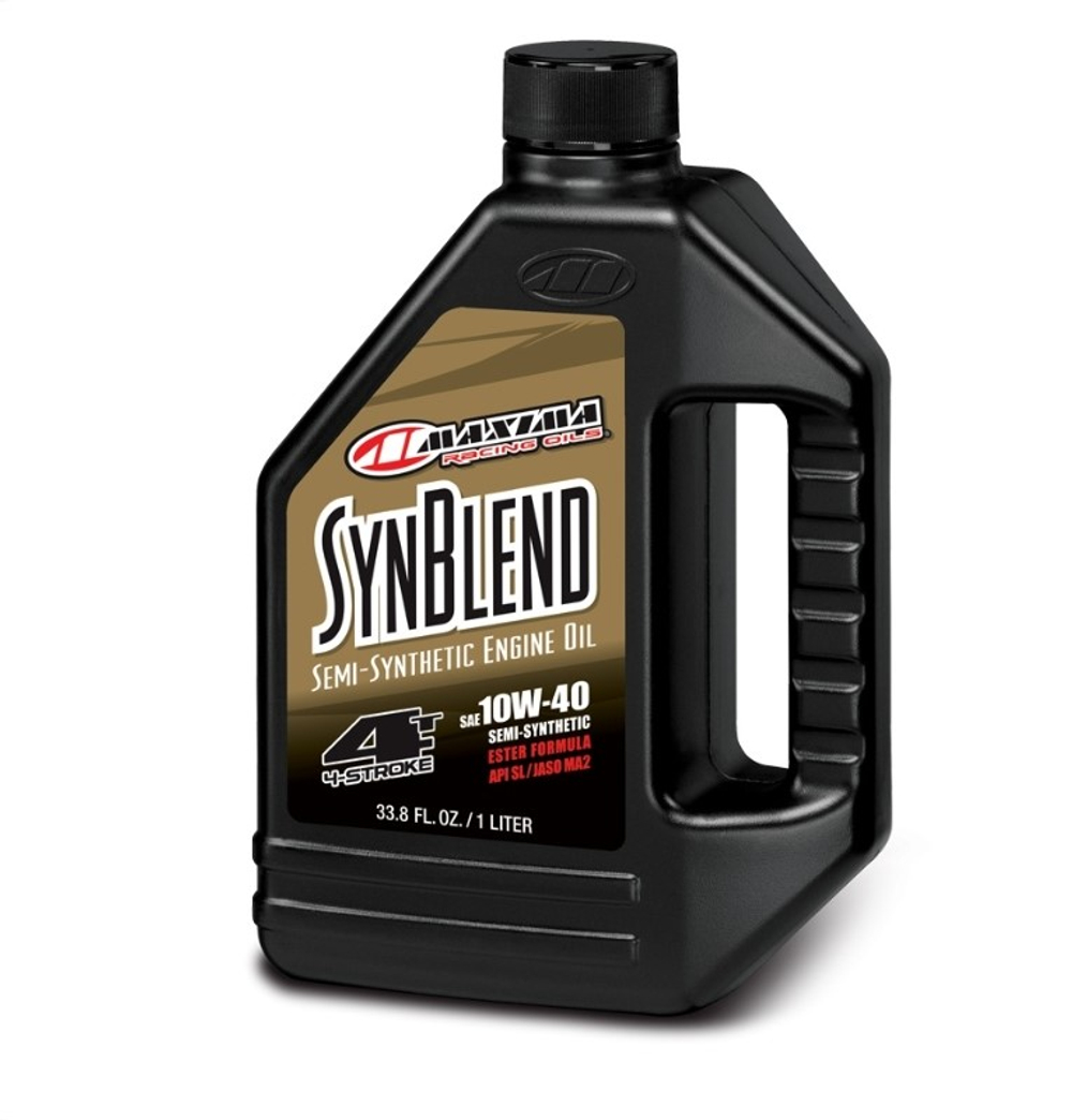 Масло 4т 10W-40 Maxima Syn Blend Ester 1л (полусинт)
