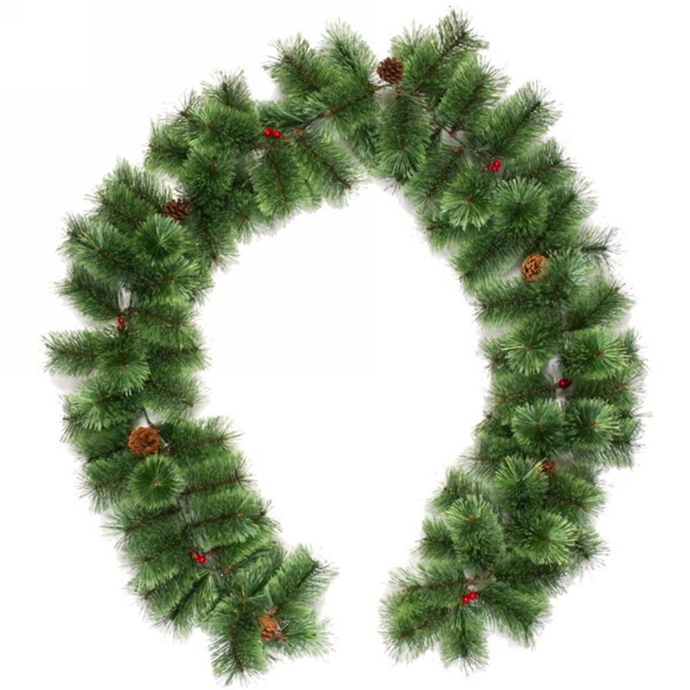 Гирлянда хвойная «Сказочная фея» 2,7 м (100 веток)