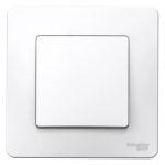 BLANCA С/У 1-клавишный ВЫКЛЮЧАТЕЛЬ (сх.1), 10А, 250В, БЕЛЫЙ
