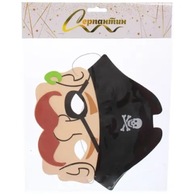 Маска карнавальная «Добрый пират Патрик»