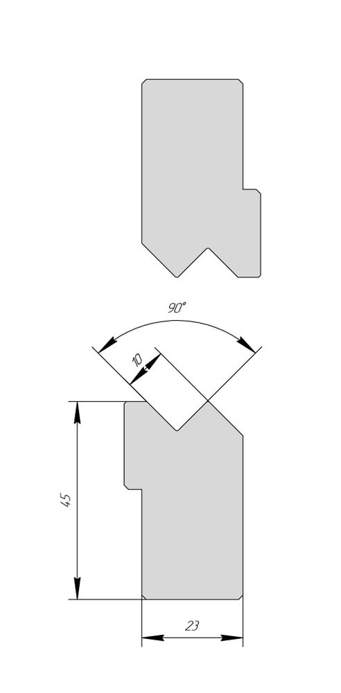 Z-вставки AZI 1146 90° Z10