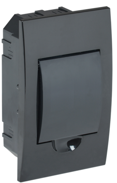 KREPTA 3 Корпус пластиковый ЩРВ-П-4 IP41 черный IEK
