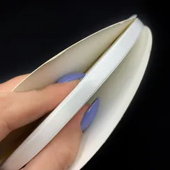 Атласная лента 6 мм, белая, Arta-F