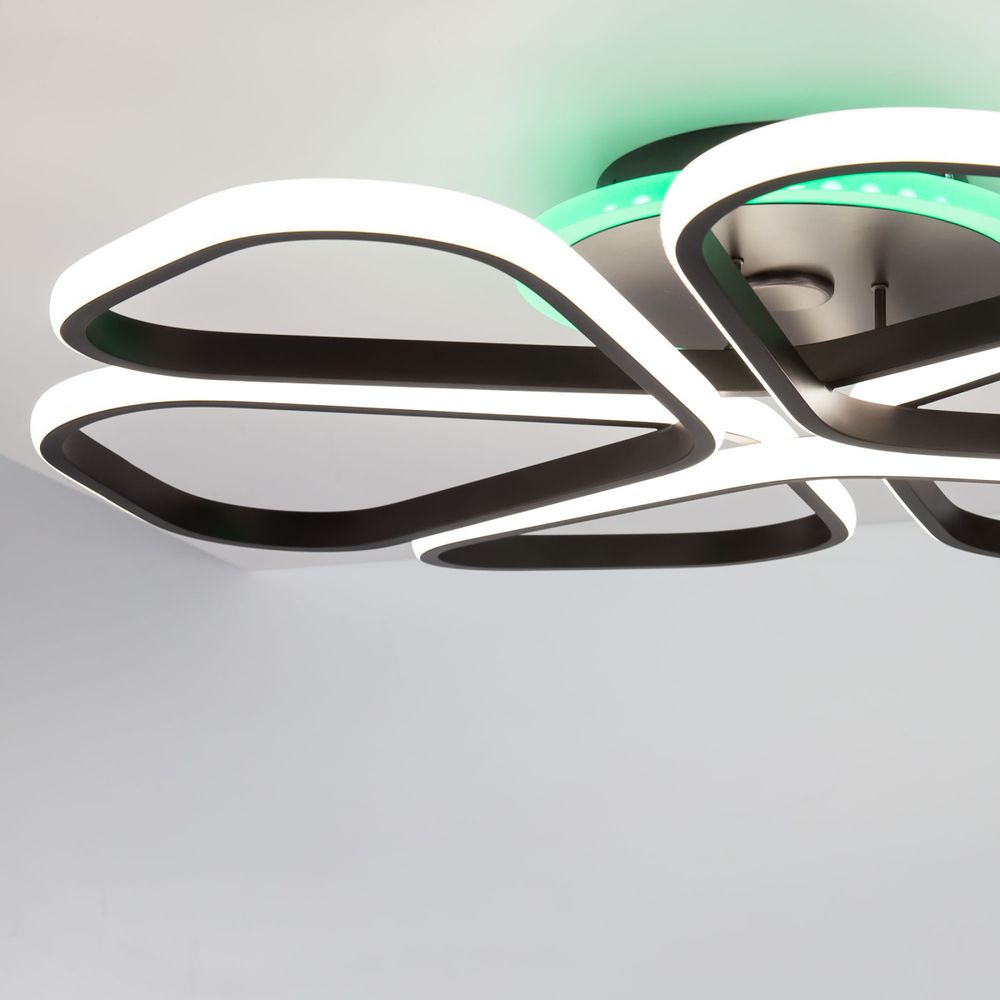 Citilux Сезар Смарт CL233A275E RGB Умная люстра Венге