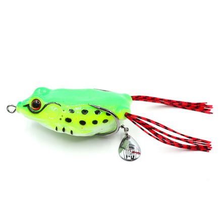 Лягушка-незацепляйка Namazu FROG с лепестком, 65 мм, 18 г, цвет 08, крючок-двойник YR Hooks (BN) #3/0