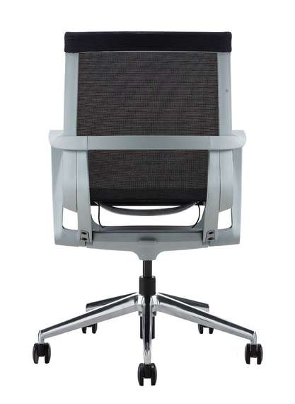 Офисное кресло PROV LB, черная сетка, алюминиевый каркас