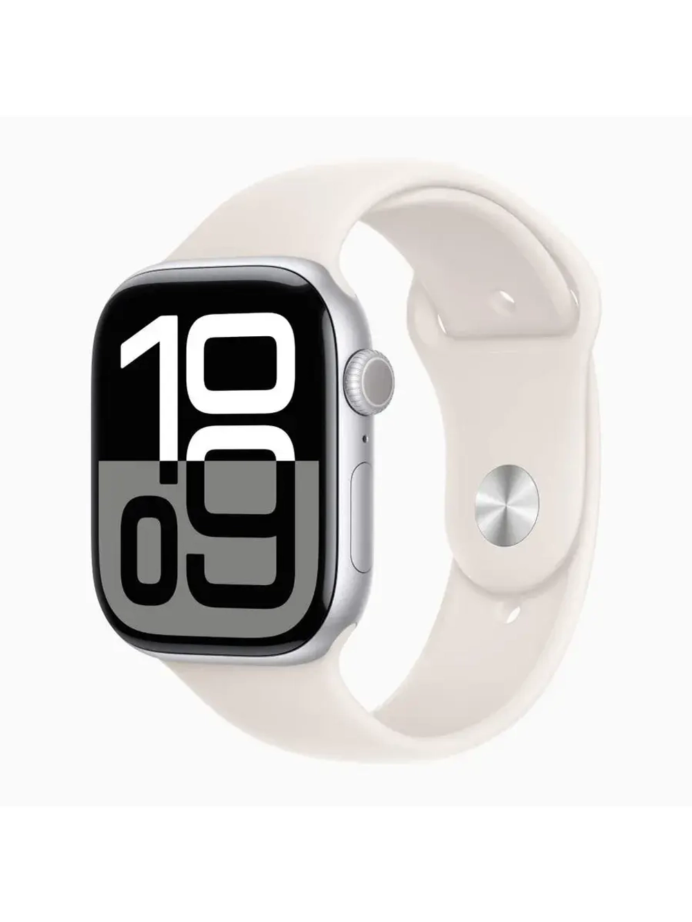 Apple Watch S10 46mm Silver Starlight Sport Band M/L