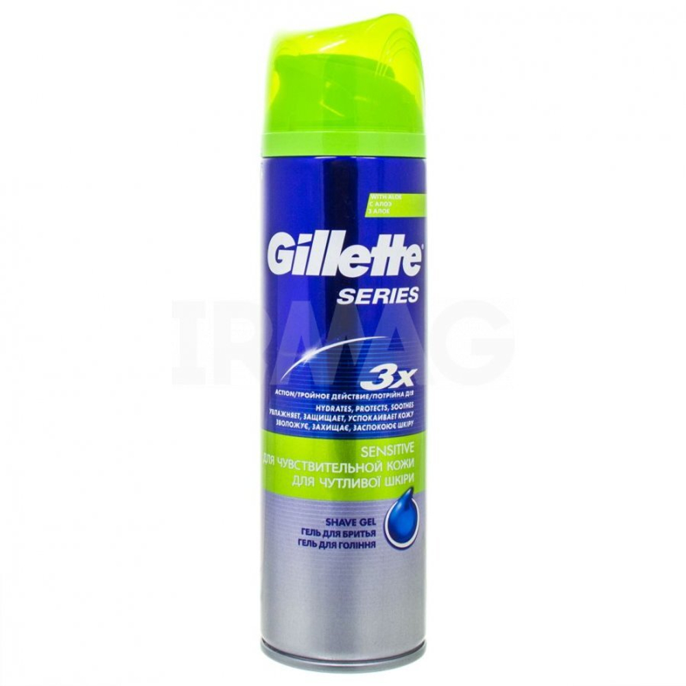 Gillette Series Sensitive Гель для бритья для чувствительной кожи 200 мл