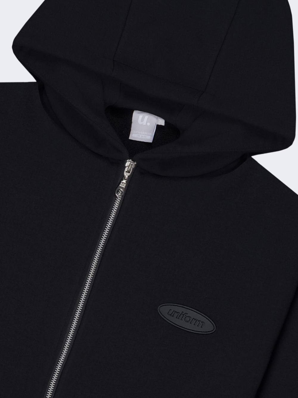 Худи UNIFORM Zip regular, Черный