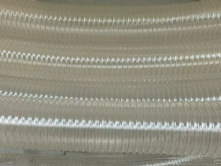 Воздуховод, шланг полиуретановый, армированный омедненной проволокой, шланг для аспирации и стружкоотсоса 100мм