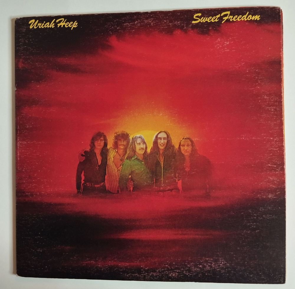 Винтажная виниловая пластинка LP Uriah Heep Sweet Freedom (UK 1973)