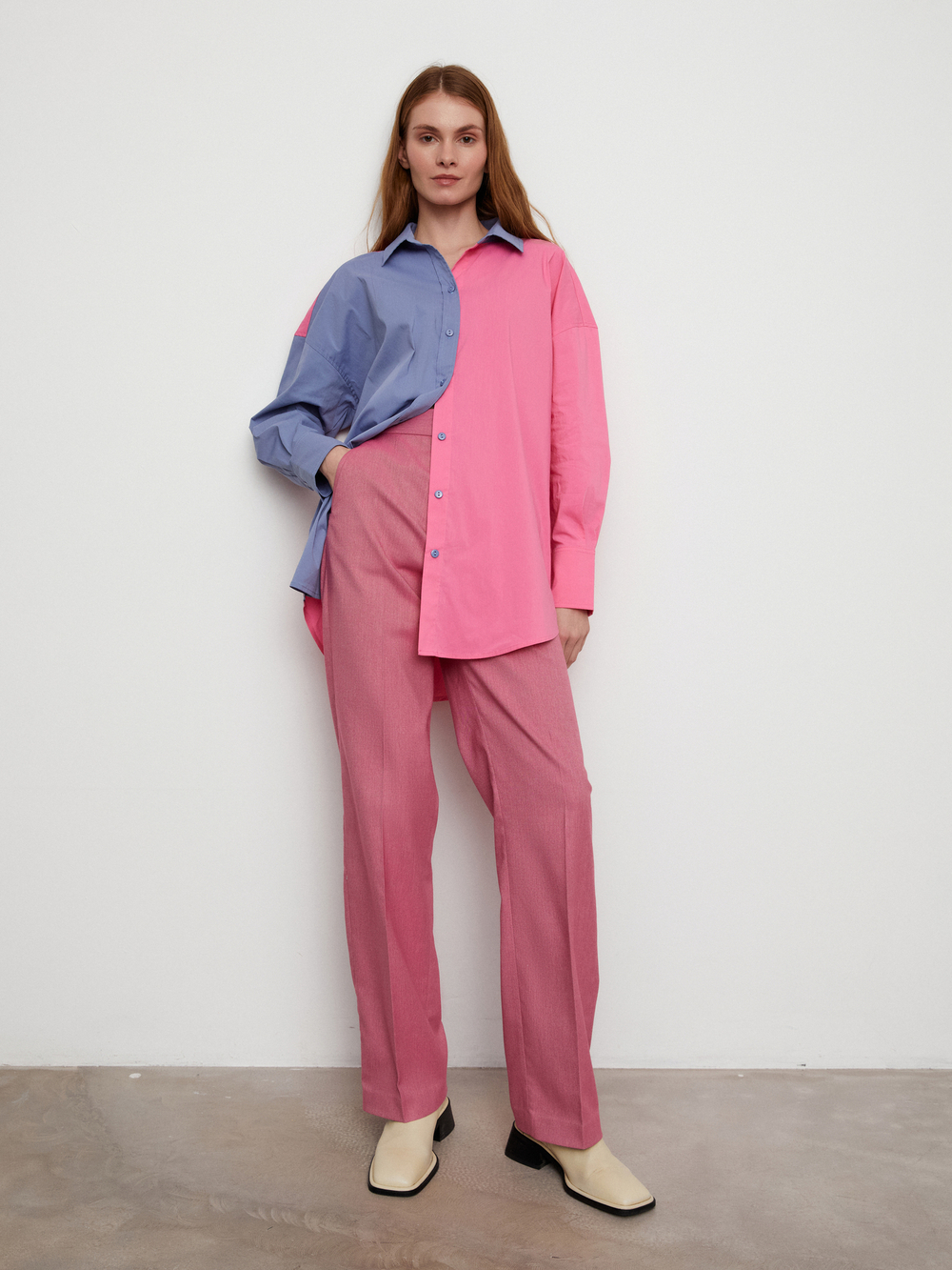 Рубашка Madina Blue_Pink