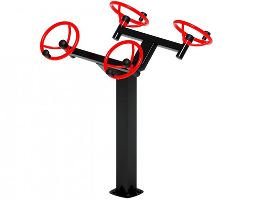 Уличный тренажёр Рули СТ 101 (положение стоя)