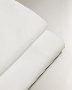 Zara Home - Простыня из ситца (500 нитей), белый, 210x280 см