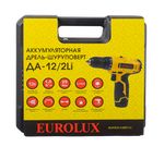 Дрель-шуруповерт Eurolux ДА-12/2Li