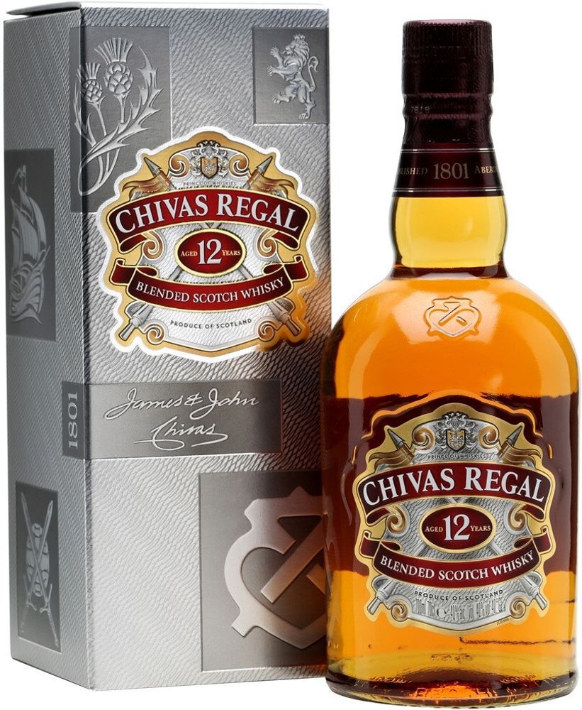 Виски Chivas Regal 12 years old with box, 0.7 л
