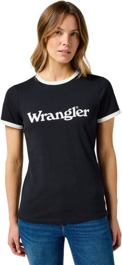 Футболка Wrangler RINGER TEE BLACK