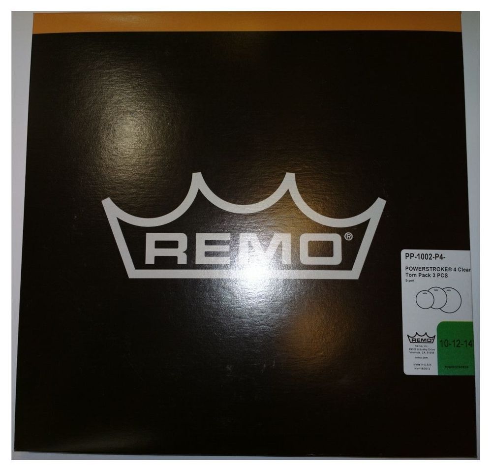 Набор Пластиков Powerstroke 4 Clear 10&quot;, 12&quot;, 14&quot; Remo Pp-1002-P4