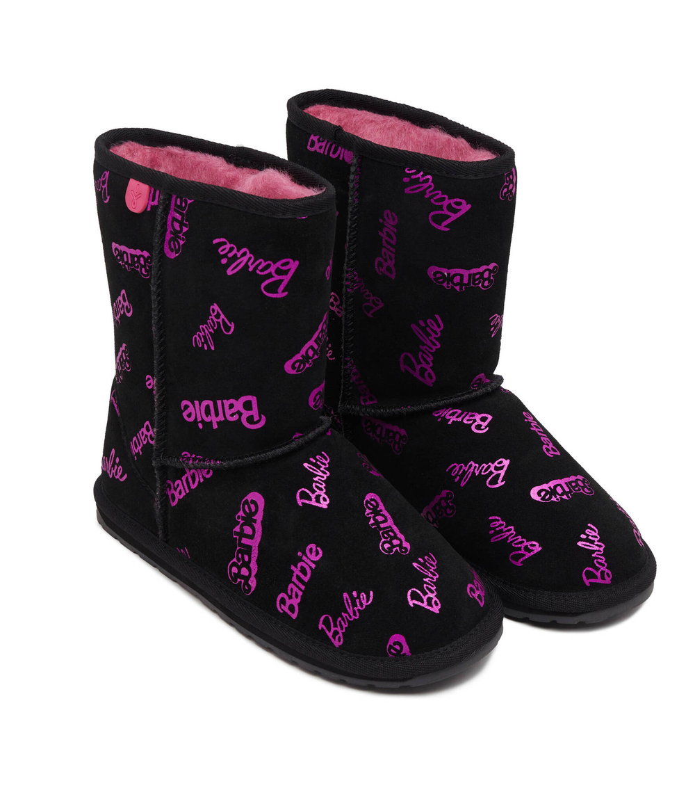 Кожаные угги emu australia x barbie EMU Australia - черный(K12904)