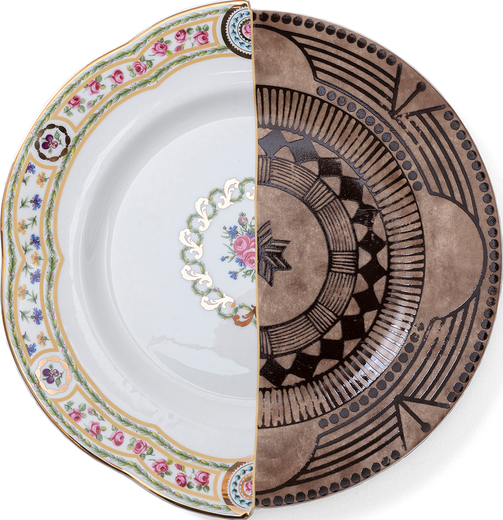 Тарелка обеденная Seletti Hybrid New Era, костяной фарфор, 27,5 см