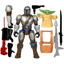 Hasbro Star Wars MixMashers - фигурка MANDO 12 см и GROGU + аксессуары G0300