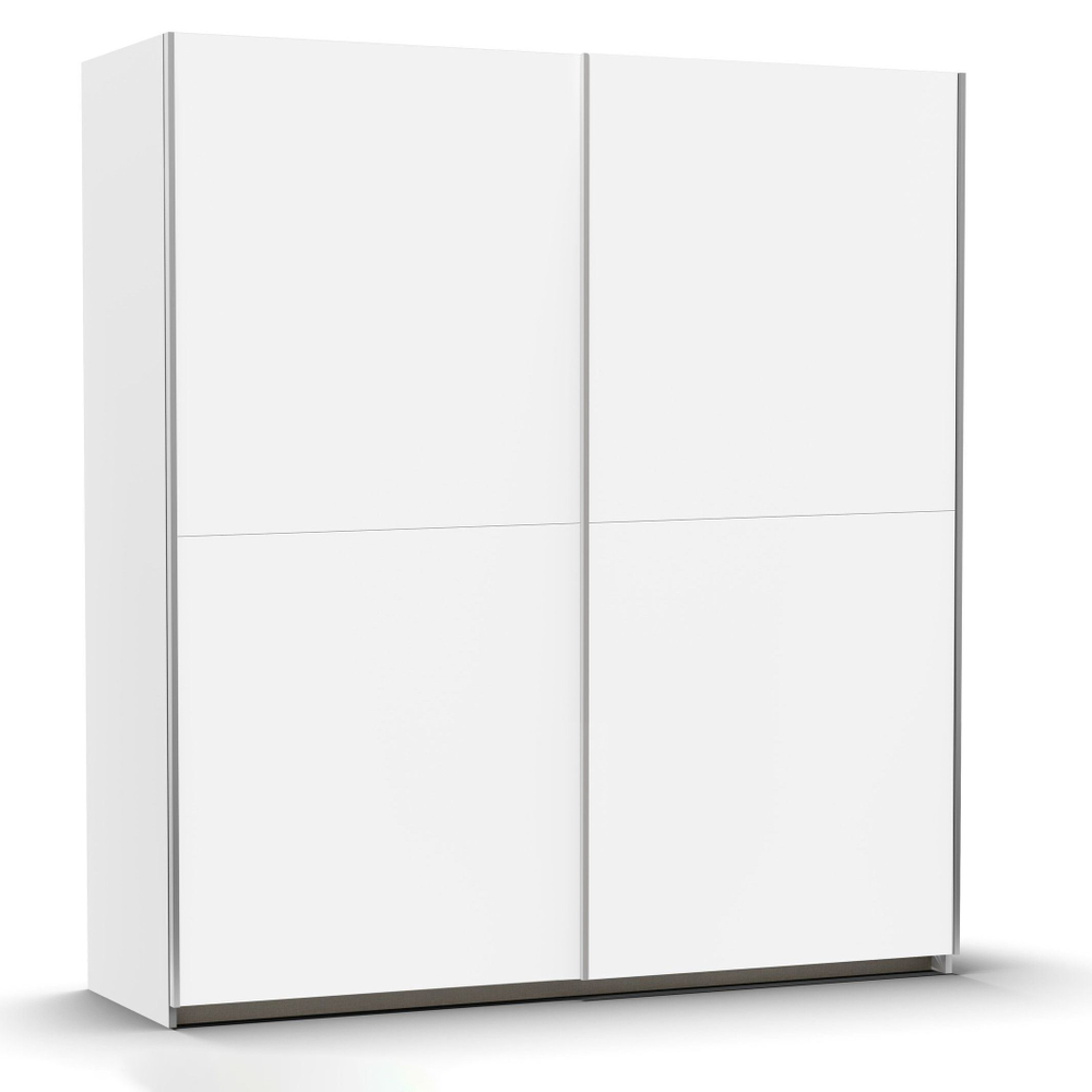 Шкаф купе для одежды белый Муро с раздвижной системой Hettich TopLine L