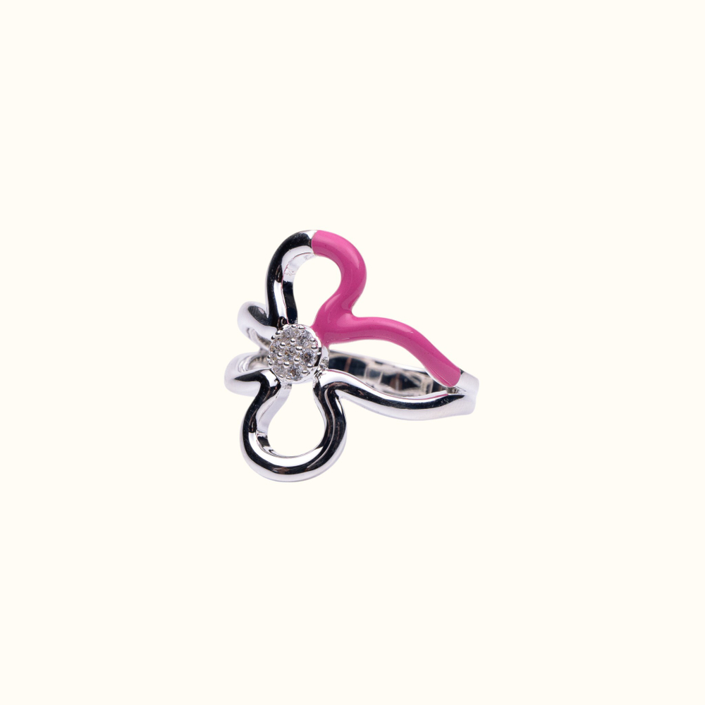 Кольцо Bloom Pink