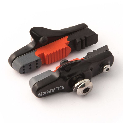 Торм. колодки-картр. 3-564 со сменным картриджем ROAD 55мм для всех типов Shimano, трехцветные CPS305B CLARKS