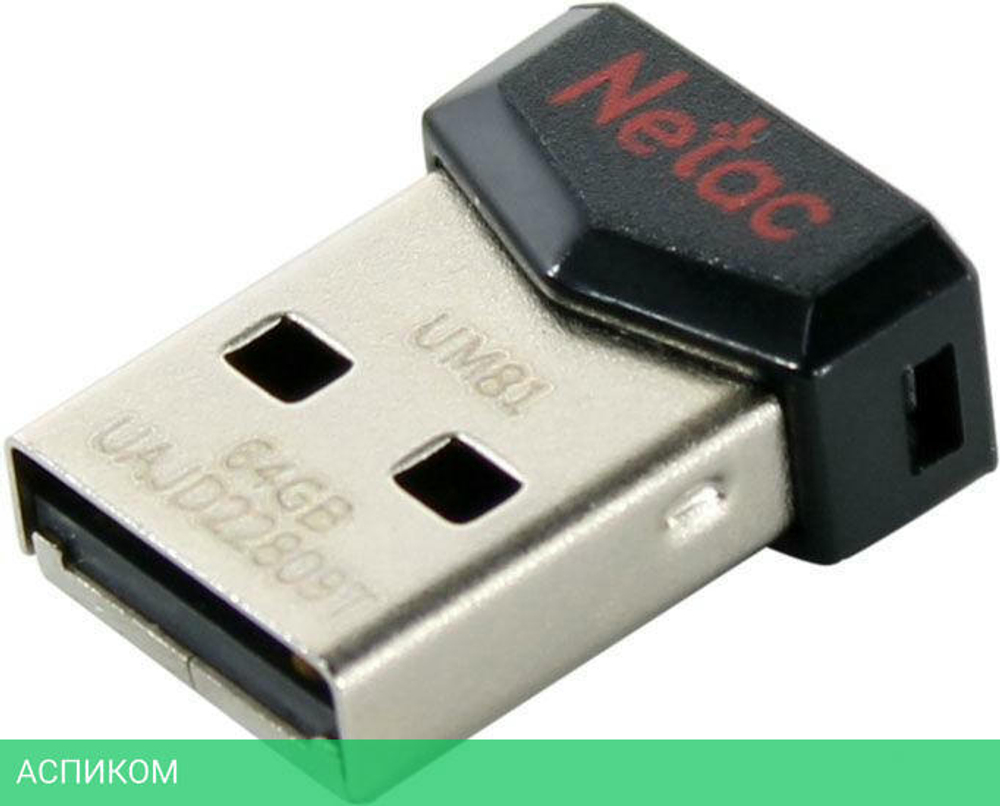 USB Flash-накопитель Netac NT03UM2N-064G-20BK