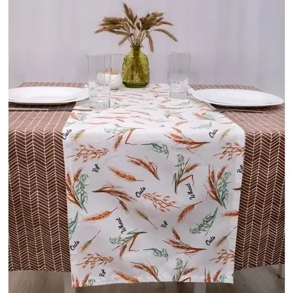 Дорожка декоративная 40х145"Радушная хозяйка (Традиция)» (Колоски)