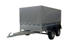 Прицеп Престиж 7135 2.56х1.57 высокий тент 0.8 м ( двухосный )