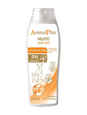 Animal Play Мыло жидкое для лап собак, 250мл.