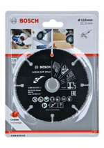 Отрезной диск Carbide Multi Wheel по дереву, 115 мм 2608623012