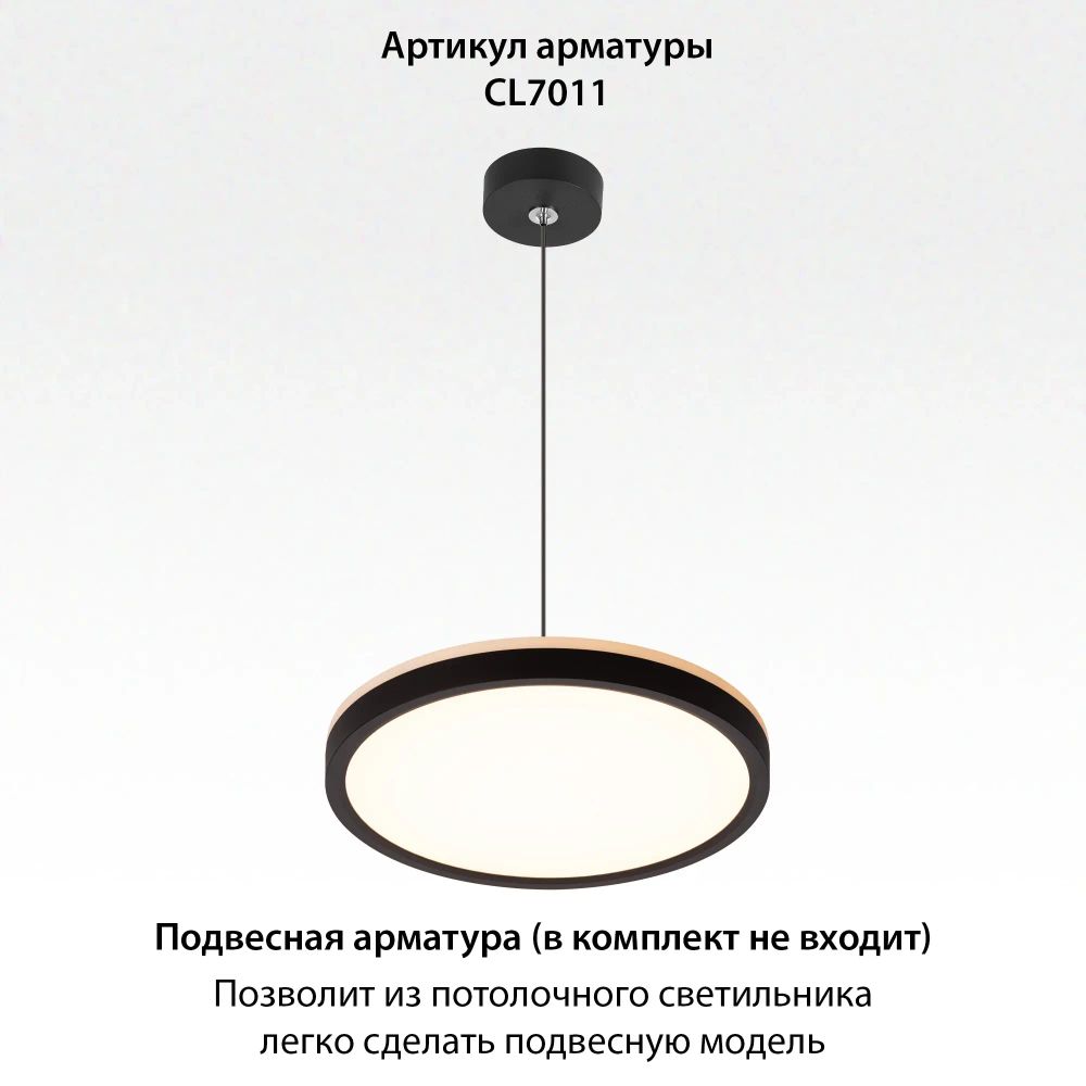 Citilux NORMA CL748241 LED Светильник с подсветкой Чёрный