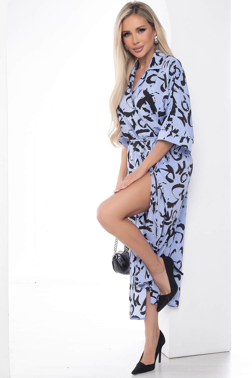 Платье "Алария" (голубое) П9080 LT Collection