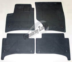 Коврики салона Gumarny Zubri для Volkswagen Touareg 2002-2010/Porsche Cayenne 2002-2010 под овальные фиксаторые фиксаторы. Артикул ST 32-00280