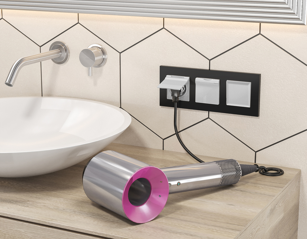 MA401030 Комплект механизма 1-кл перекрестного выключателя ALFA Серебро глянец QUANT (AP4010, VM112)