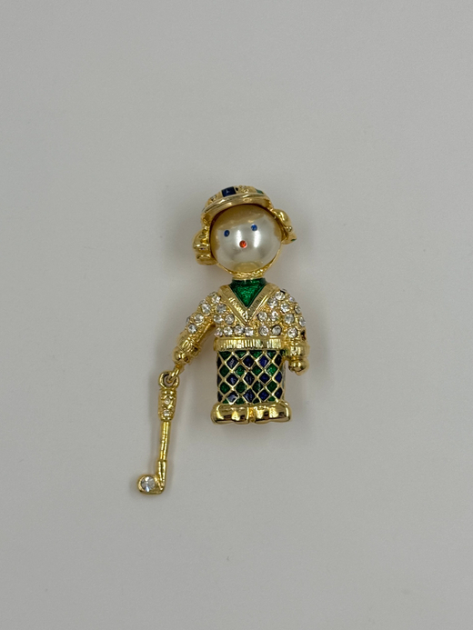 Брошь Гольфист