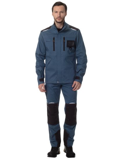 Костюм "Палермо" брюки (серый/черный)