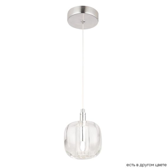 Подвесной светильник Crystal Lux Box SP1 Chrome/Transparent
