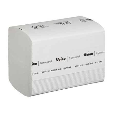 Салфетки Veiro Белые V-cложение 21*16,2см 2 Слоя 220 Листов