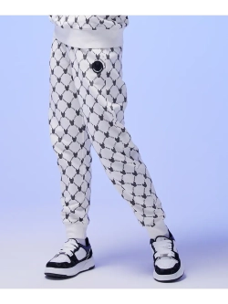 Брюки джоггеры с монограммой